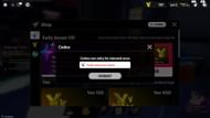 Troubleshooting codes for Racket Rivals (Image via Roblox)